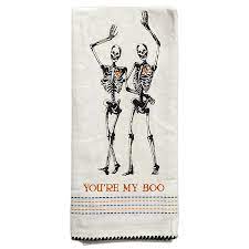 Assorted Skeleton Tea Towel, INDIVIDUALLY SOLD