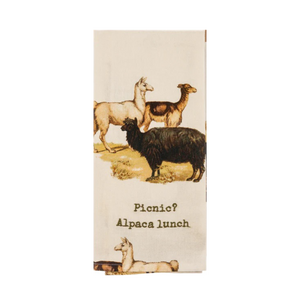 Picnic? Alpaca Lunch Tea Towel