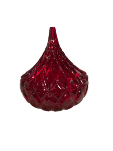 Red Crystal Candy Jar