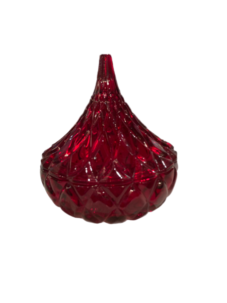 Red Crystal Candy Jar