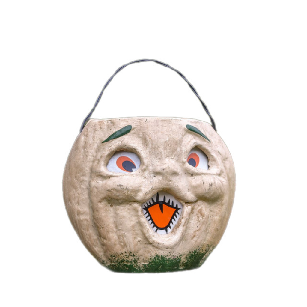 Small White Choir Jack O Lantern Candy Bucket