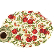 April Cornell, Orchard Placemat - White, INDIVIDUALLY SOLD