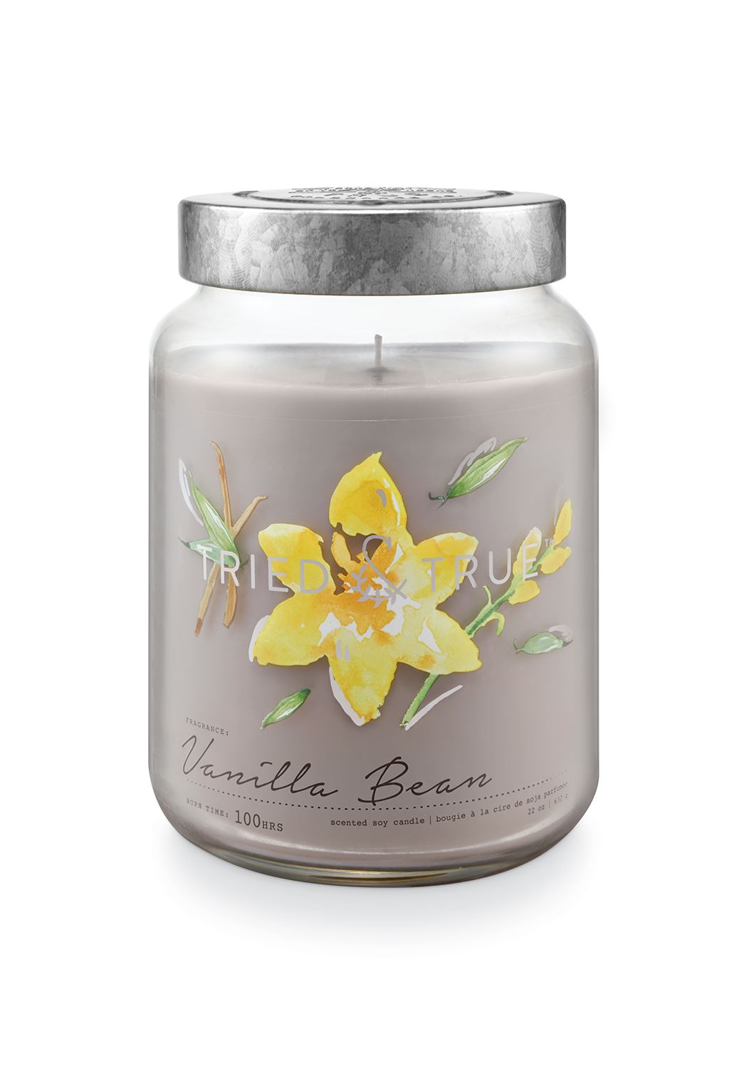 Tried & True Large Jar Candle: Vanilla Bean