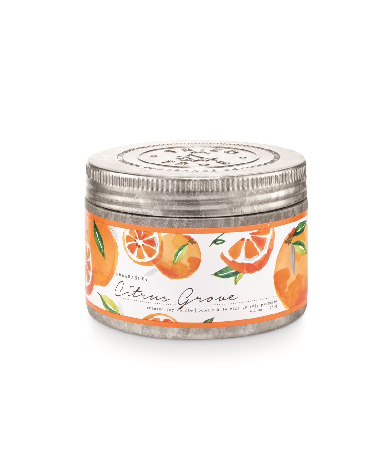 Tried & True Small Tin Candle: Citrus Grove