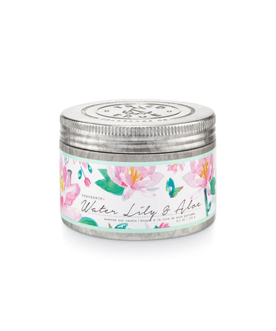 Tried & True Small Tin Candle: Water Lily & Aloe
