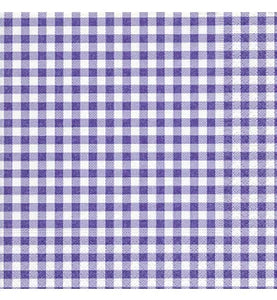 Luncheon Paper Napkin: Vichy Lavender