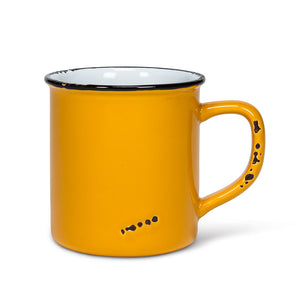 Ceramic Enamel Style Mug-OCHRE