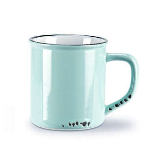 Ceramic Enamel Style Mug-BLUE