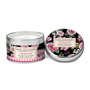 Cedar Rose Travel Soy Candle