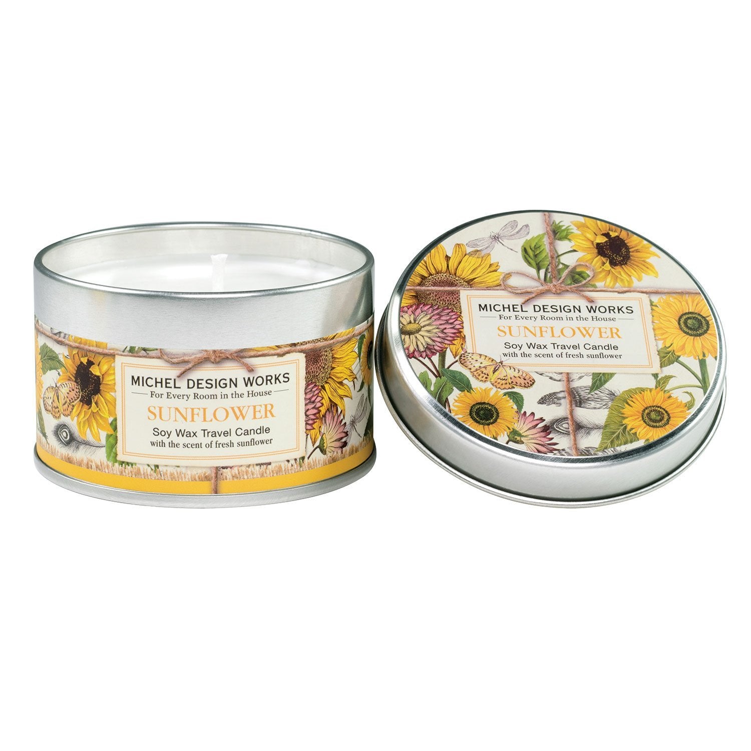 Sunflower Travel Soy Candle