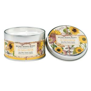 Sunflower Travel Soy Candle