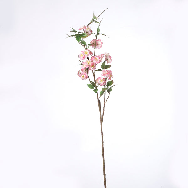 52" Pink Apple Blossom Stem