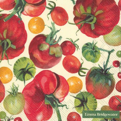 Luncheon Paper Napkin: Heirloom Tomatoes