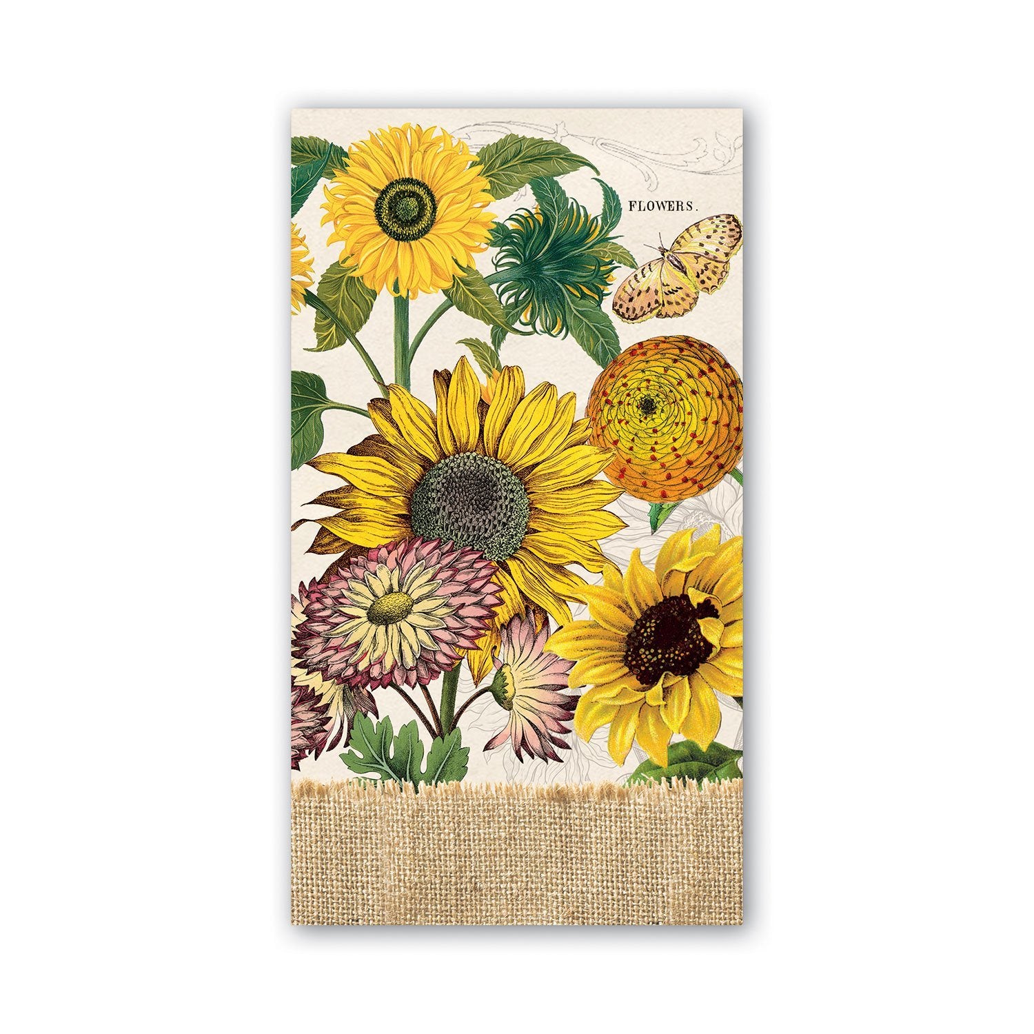 Hostess Paper Napkin: Sunflower