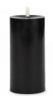 3" X 6" Pillar Flameless Candle: Black