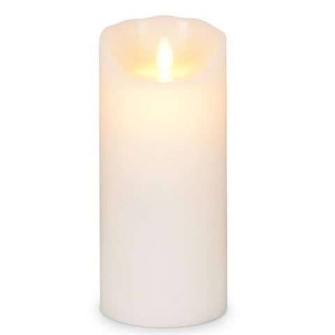 3" X 7" Pillar Flameless Candle: Cream