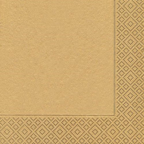 Luncheon Paper Napkin: Gold