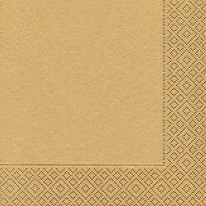Luncheon Paper Napkin: Gold