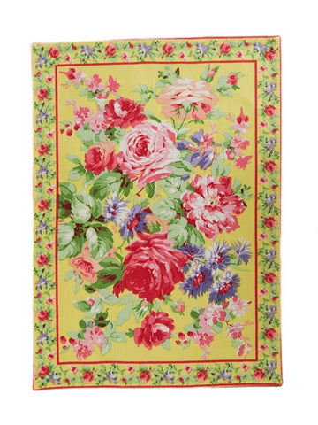 April Cornell Cottage Rose Placemat - Yellow, INDIVIDUALLY SOLD