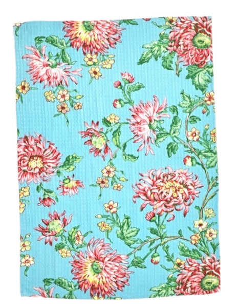 April Cornell Chrissy, Aqua Tea Towel, INDIVIDUALLY SOLD