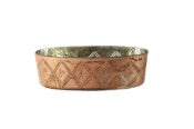 Copper Oval Vanity Tray